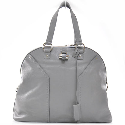 Saint Laurent Leather Oversized Muse Grey 1 of 9