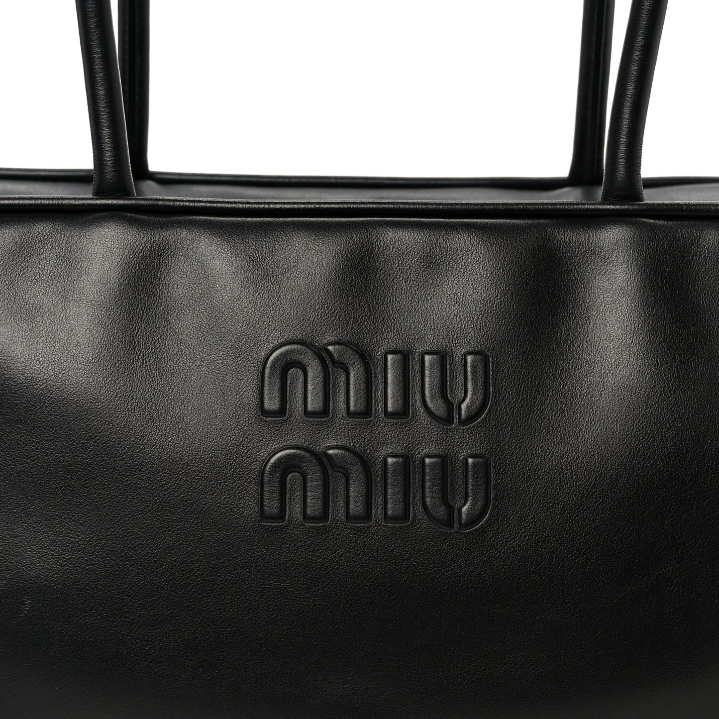 Soft Calf Softy Large Beau Top Handle Bag Black