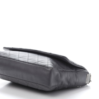 Chanel Calfskin Quilted Couture Messenger Grey 9 of 12