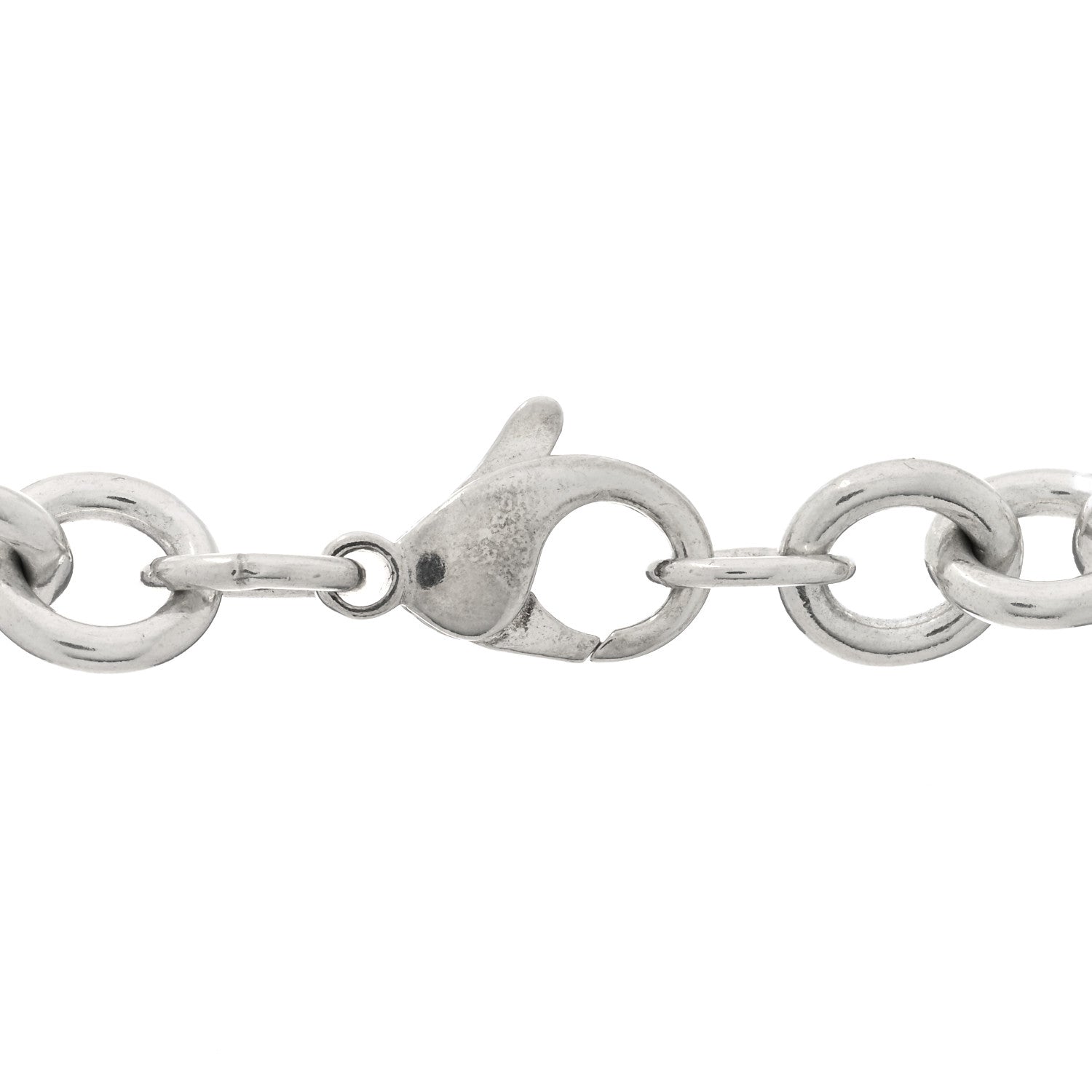 Tiffany Sterling Silver Round Tag Necklace 3 of 3