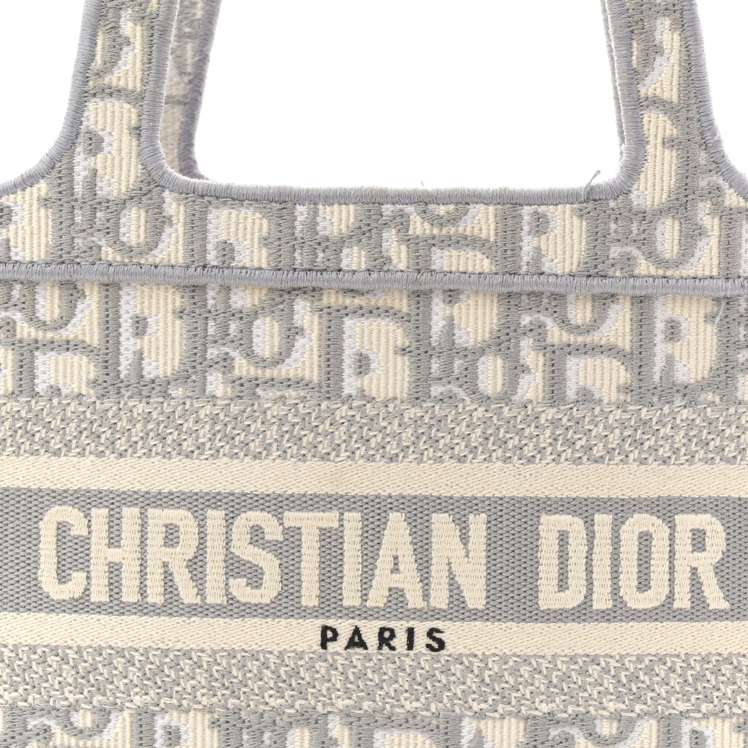 Christian Dior Oblique Mini Book Tote Grey Multicolor 8 of 12