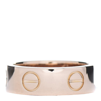 Cartier 18K Pink Gold 5.5mm LOVE Ring 47 4 3 of 4