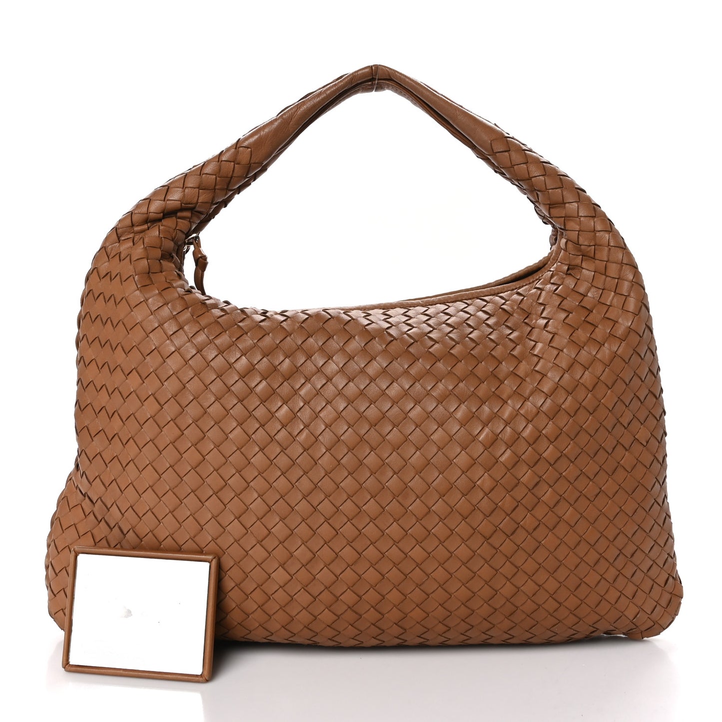 Nappa Intrecciato Large Veneta Hobo Noce