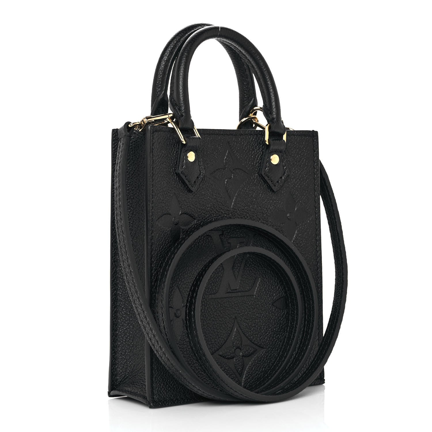 Louis Vuitton Empreinte Monogram Giant Petit Sac Plat Black 2 of 7