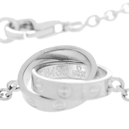 Cartier 18K White Gold Interlocking LOVE Bracelet 5 of 7