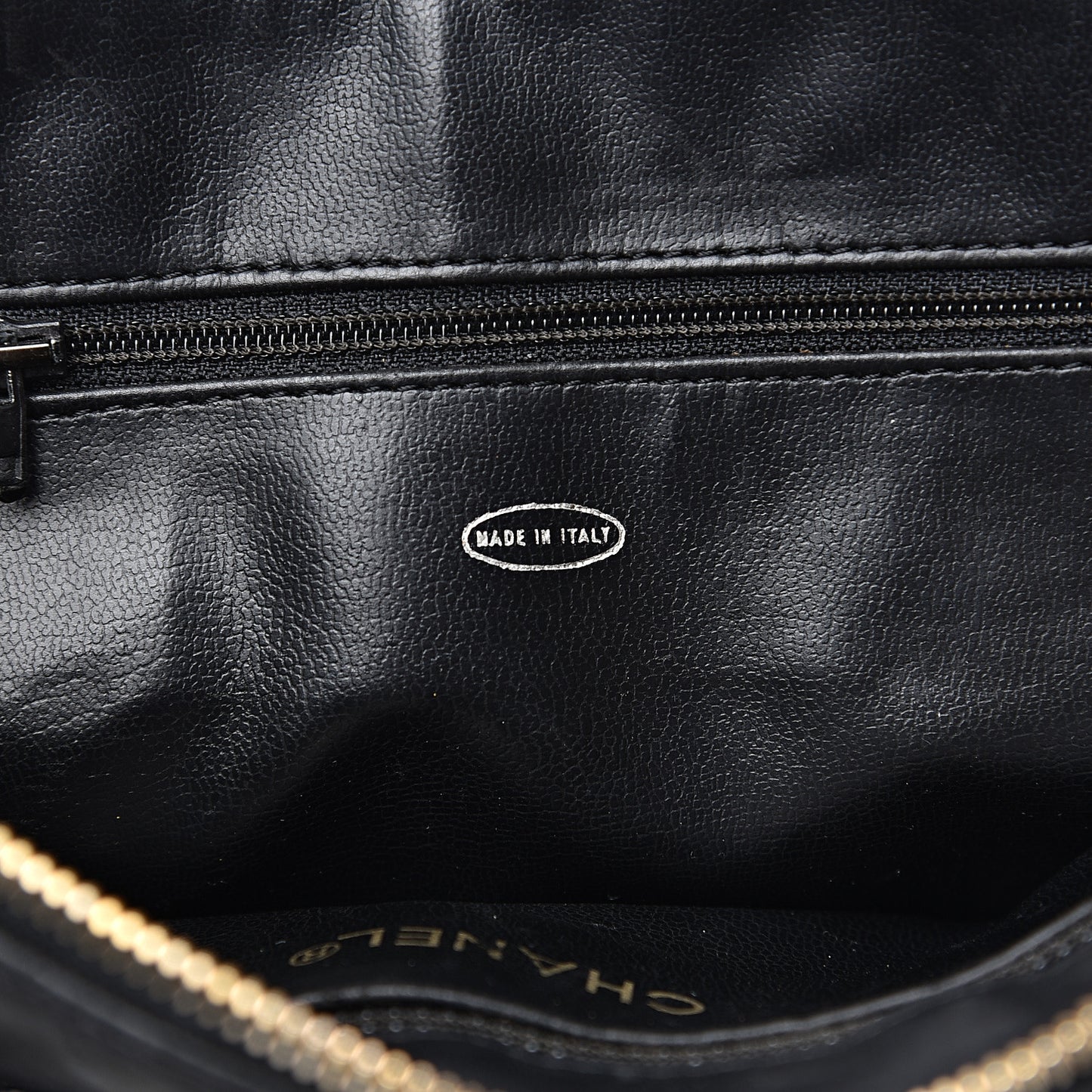 Calfskin Quilted Small Shoulder Bag Black
