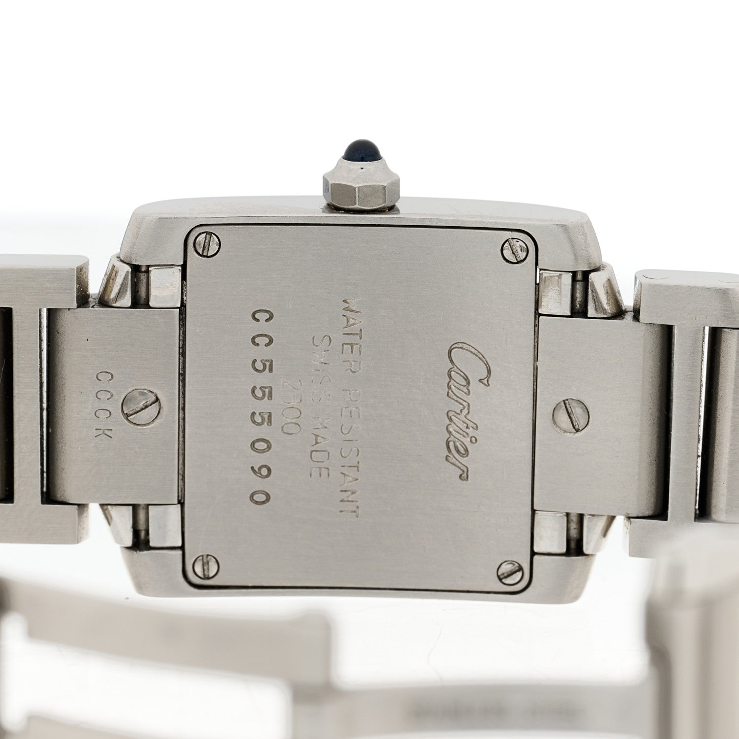 Cartier Stainless Steel 20mm Tank Francaise Quartz Watch 4 of 4