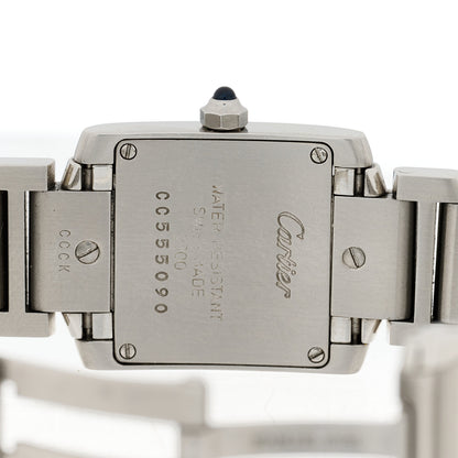 Cartier Stainless Steel 20mm Tank Francaise Quartz Watch 4 of 4