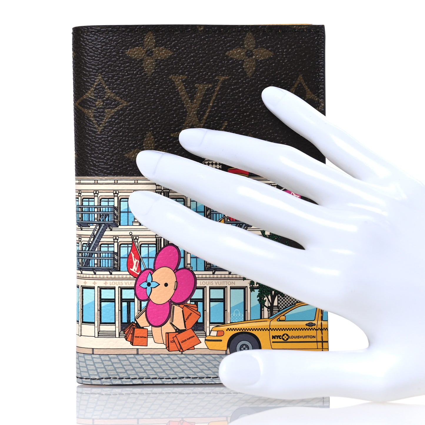 Monogram 2022 Christmas Animation New York Soho Passport Cover Yellow