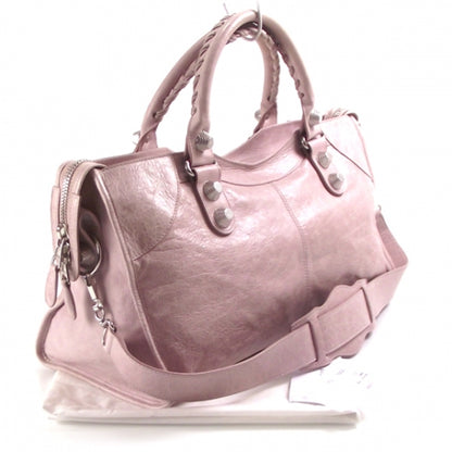 Balenciaga Agneau Giant 21 Silver Hardware Part Time Bois de Rose 3 of 15