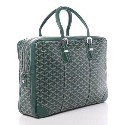Goyard Goyardine Ambassade MM Briefcase Green 3 of 11