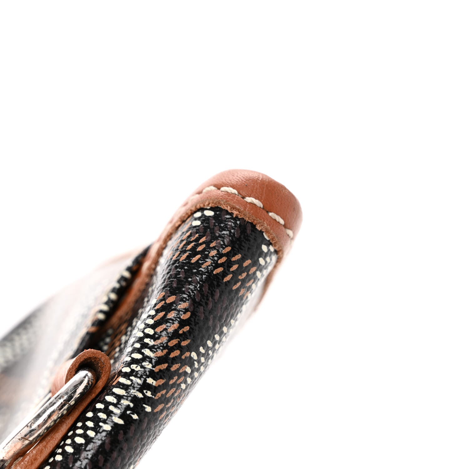 Goyard Goyardine Mini Anjou Pouch Black Gold 7 of 10