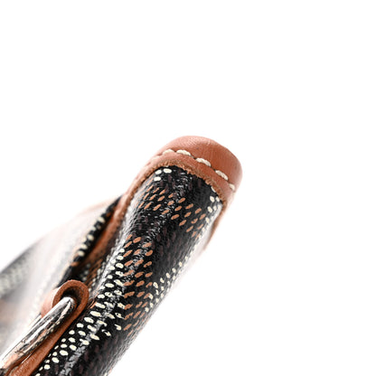 Goyard Goyardine Mini Anjou Pouch Black Gold 7 of 10
