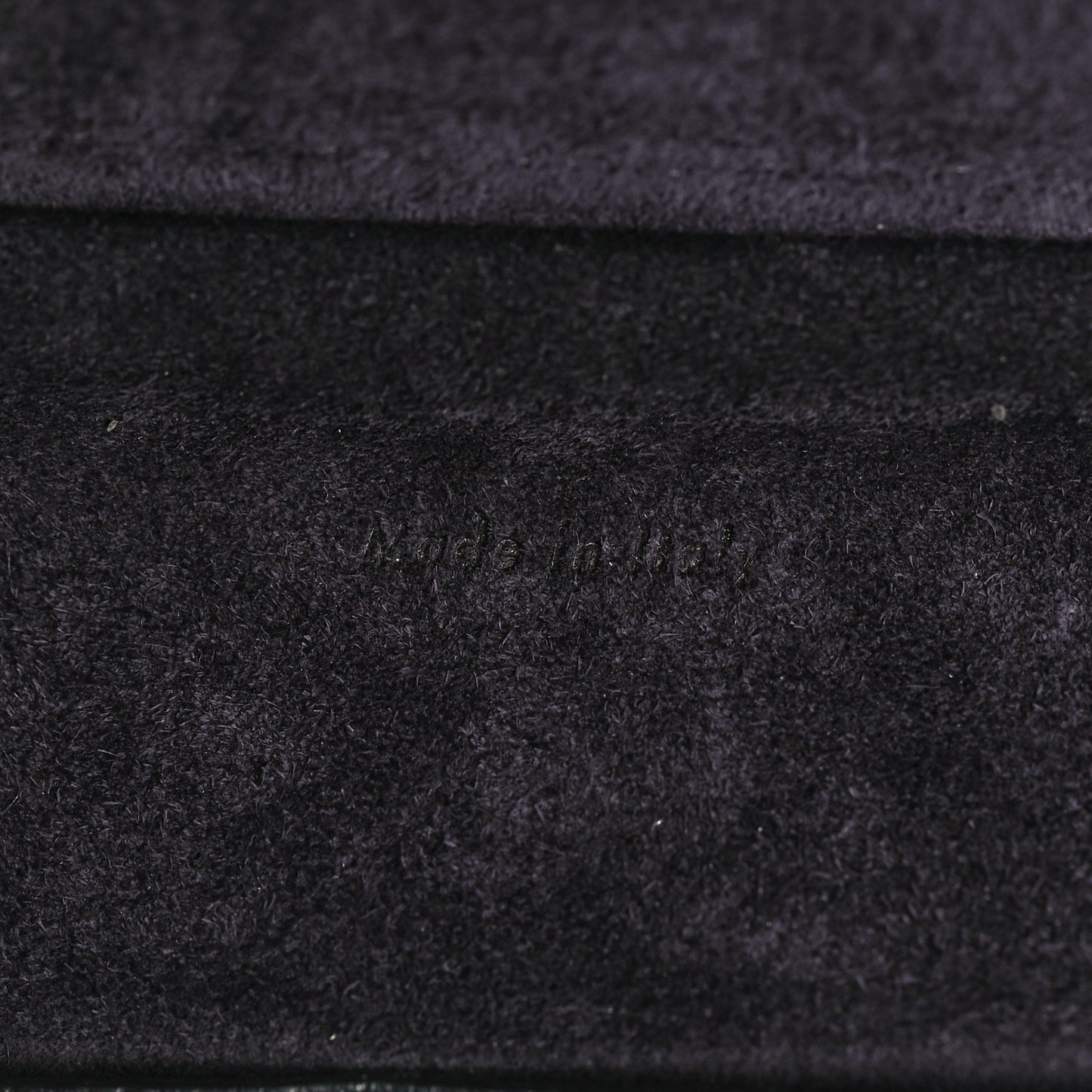 Grained Calfskin Micro Belt Bag Navy