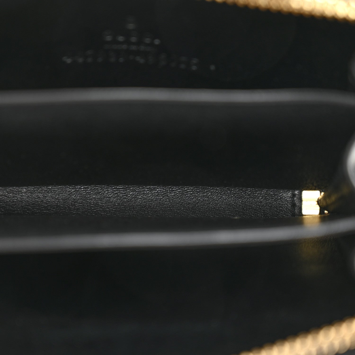 Gucci Guccissima Zip Around Coin Purse Wallet Black 5 of 10