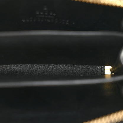 Gucci Guccissima Zip Around Coin Purse Wallet Black 5 of 10