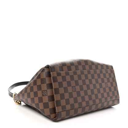 Louis Vuitton Damier Ebene Odeon Tote MM Black 4 of 9