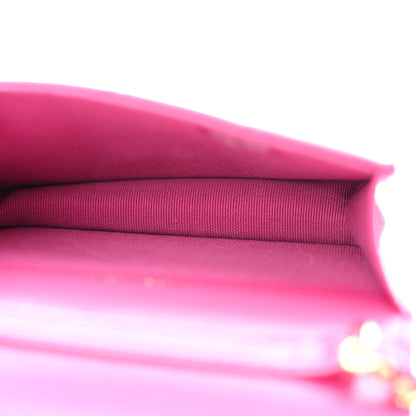 Chanel Caviar Quilted Mini Chain Bag Dark Pink 5 of 10