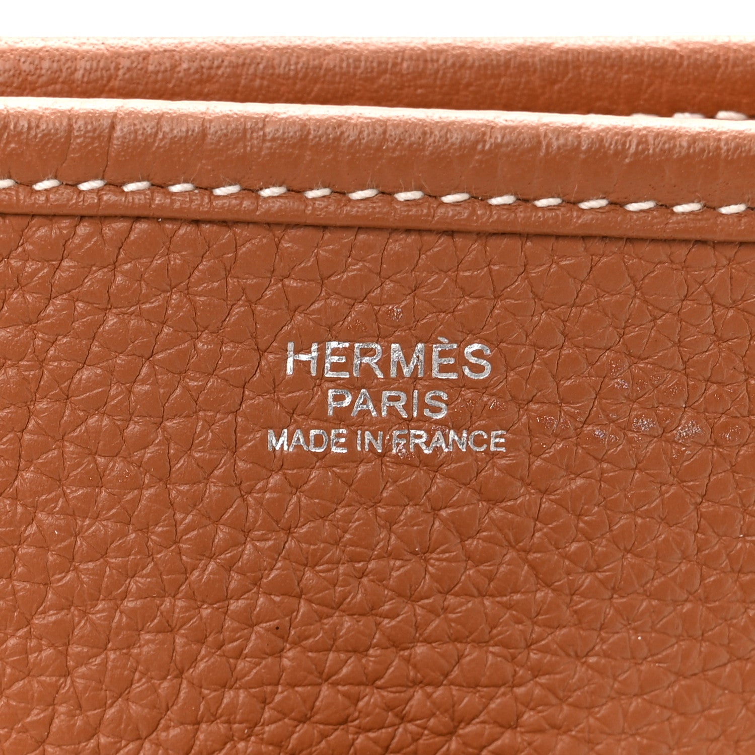 Hermes Taurillon Clemence EVELYNE III PM Gold 6 of 11