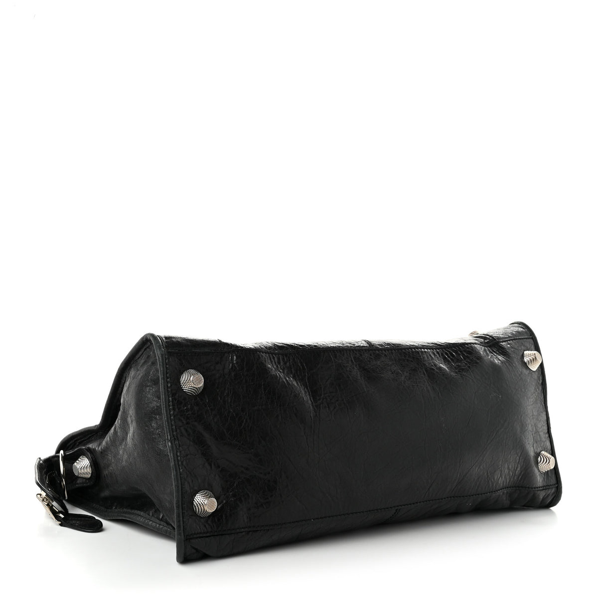 Agneau Giant 21 Silver Hardware Part Time Black