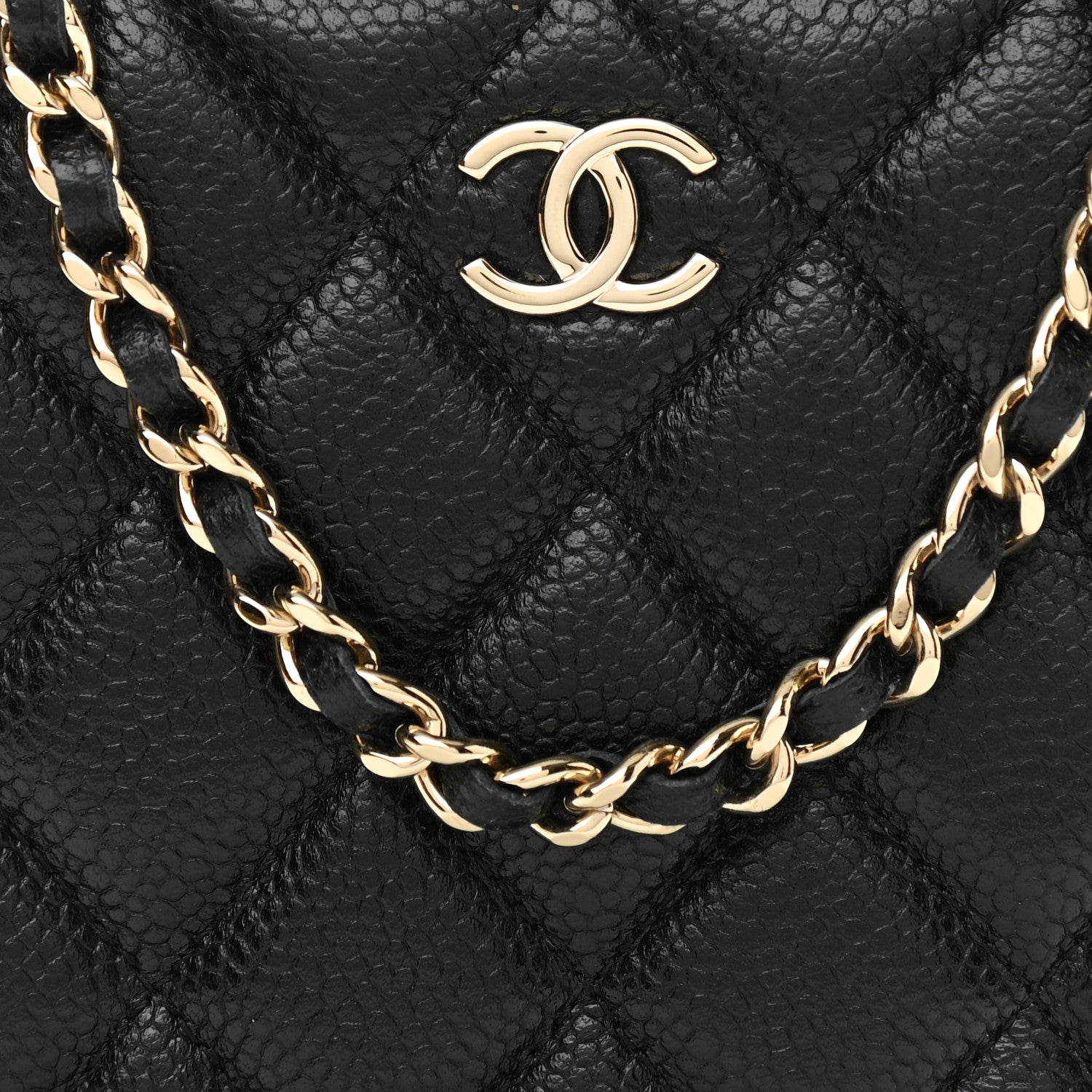 Chanel Caviar Quilted Evening Box Bag Black 8 of 11