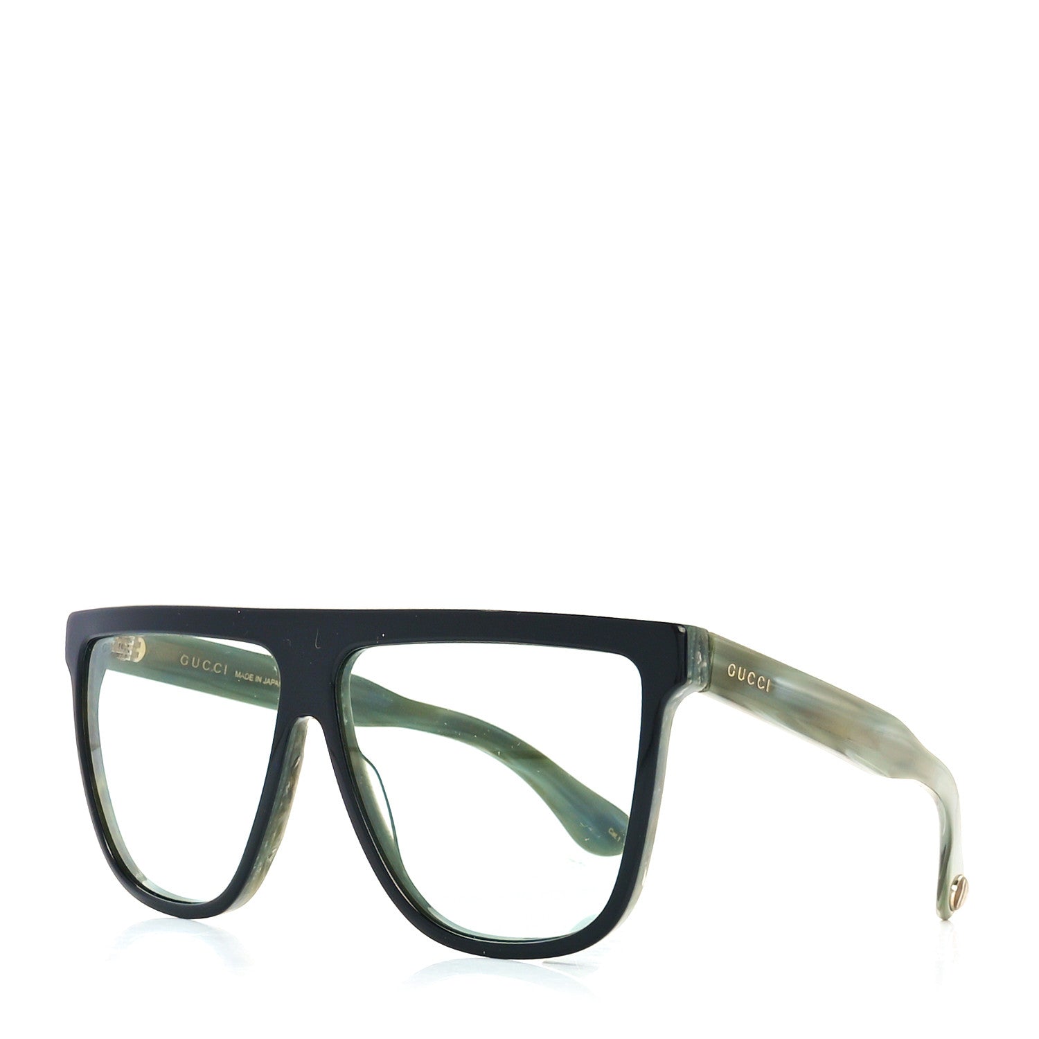 Gucci Acetate Aviator Sunglasses GG0582S Green 1 of 6