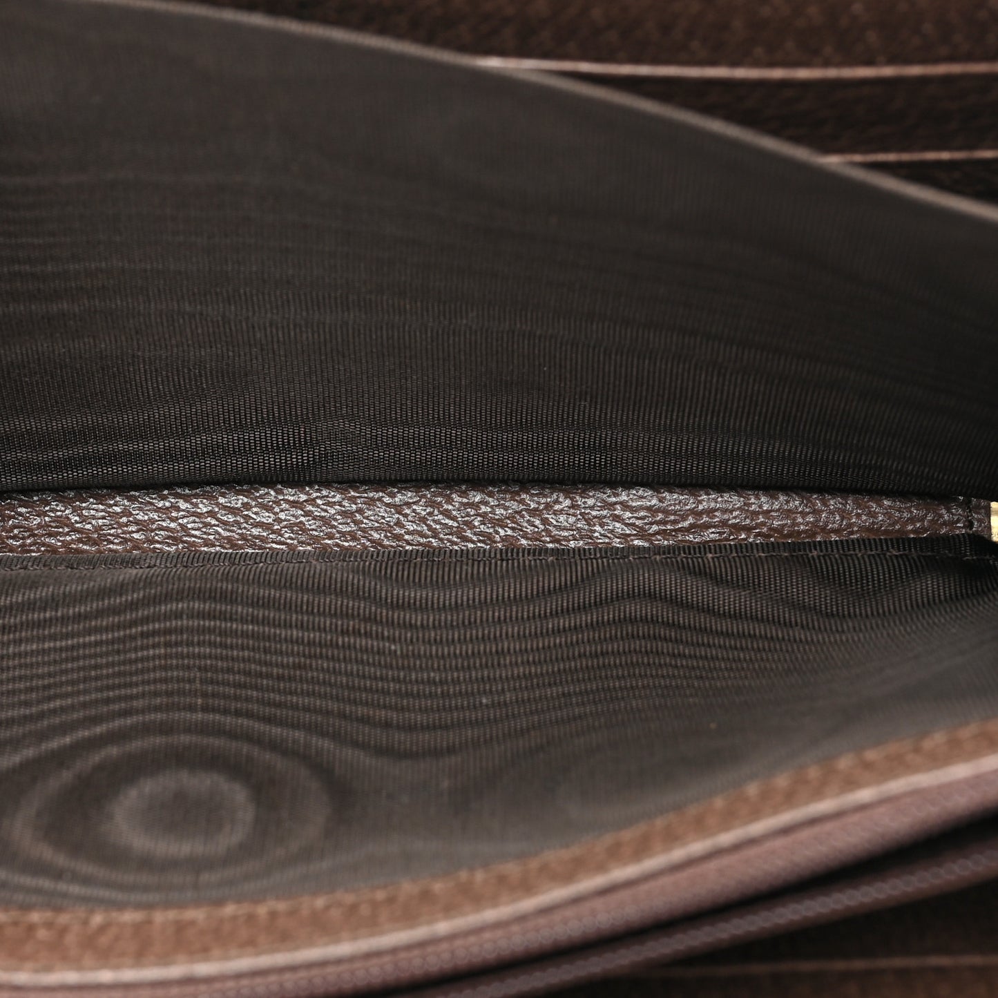 GG Supreme Monogram Web Ophidia Zip Around Wallet Brown