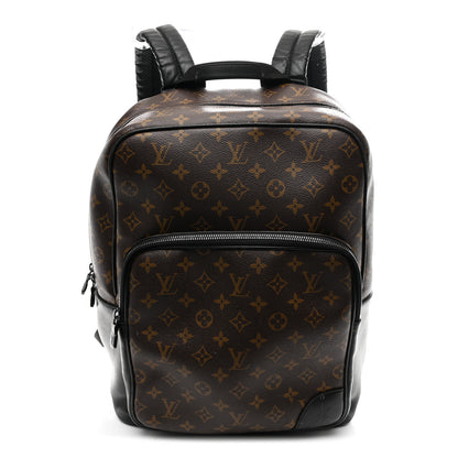 Louis Vuitton Monogram Macassar Dean Backpack 1 of 12