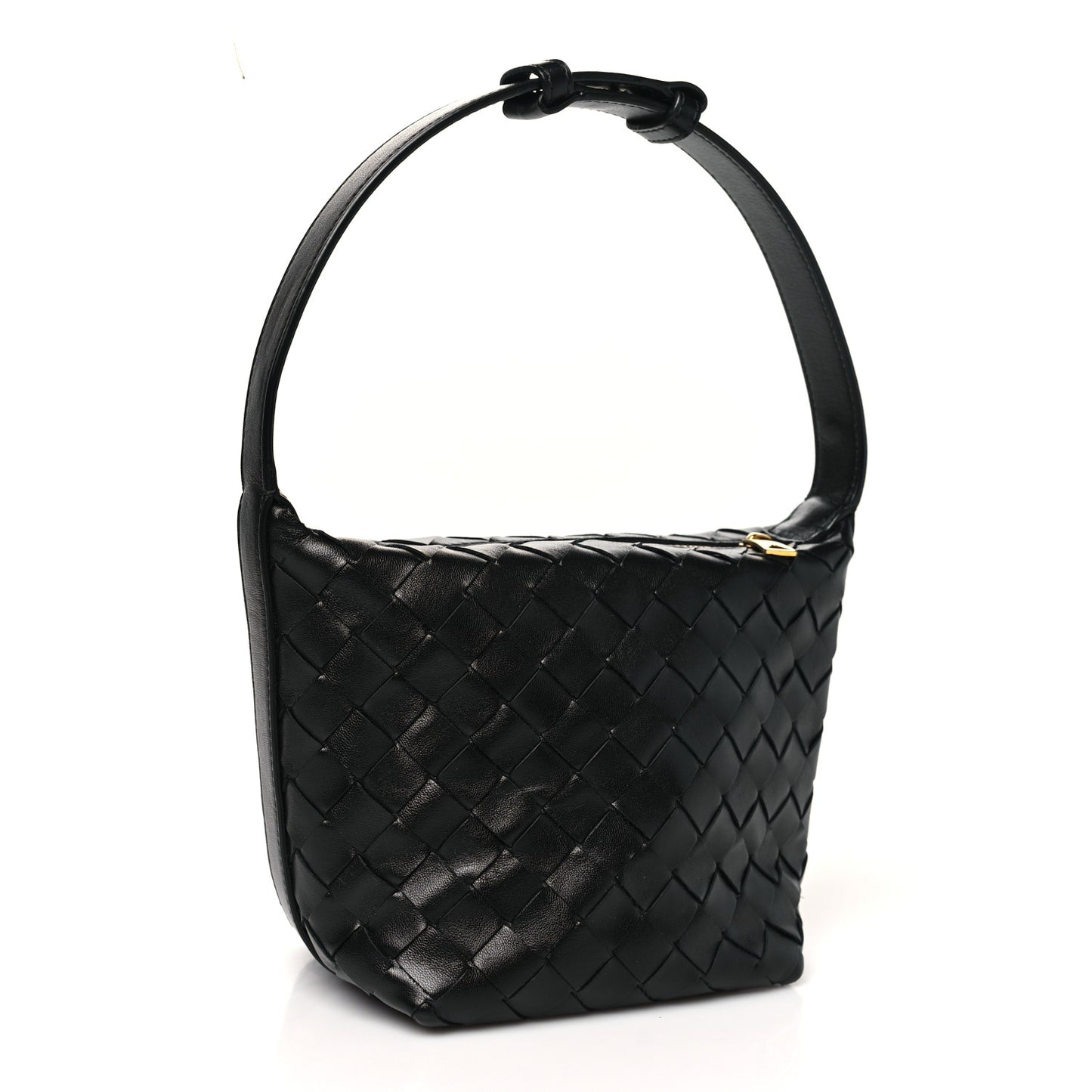 Calfskin Nappa Intrecciato Mini Wallace Black