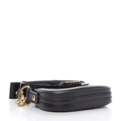 Christian Dior Calfskin Mini D Fence Saddle Bag Black 4 of 10