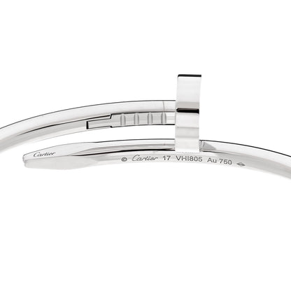 Cartier 18K White Gold Juste Un Clou Bracelet 17 4 of 5