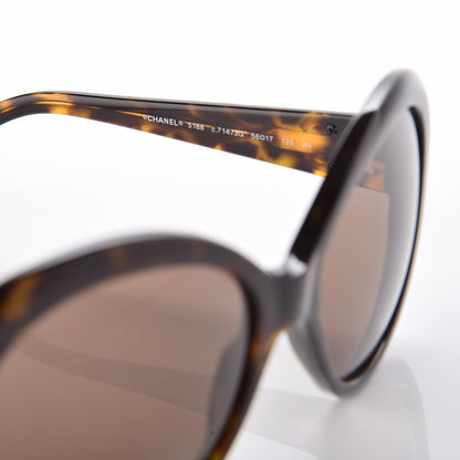 Chanel Quilted CC Sunglasses 5188 Tortoise 5 of 10