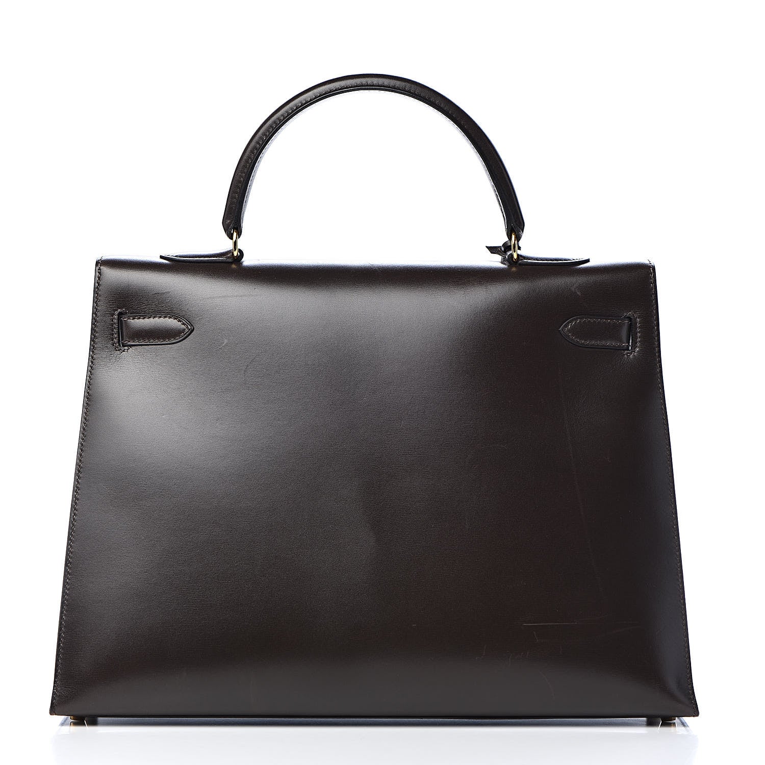 Hermes Box Kelly Sellier 35 Chocolate 19 of 44