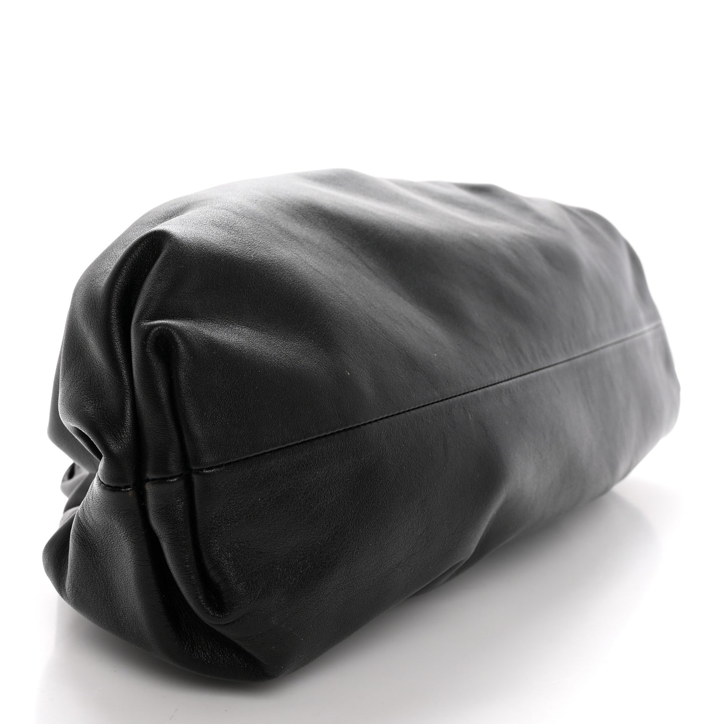 Smooth Butter Calf The Pouch Oversized Clutch Black