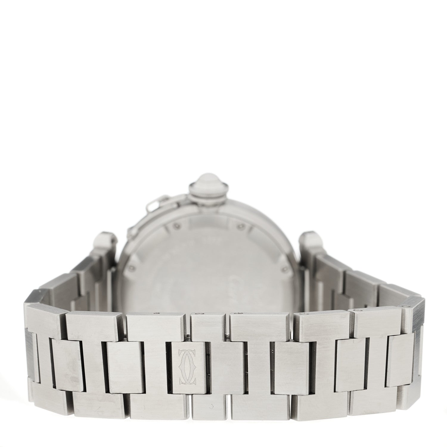 Cartier Stainless Steel 35mm Pasha C Automatic Watch Black 3 of 4