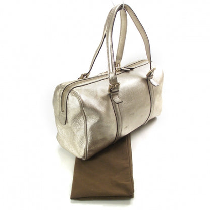 Gucci Leather Britt Boston Gold 3 of 11
