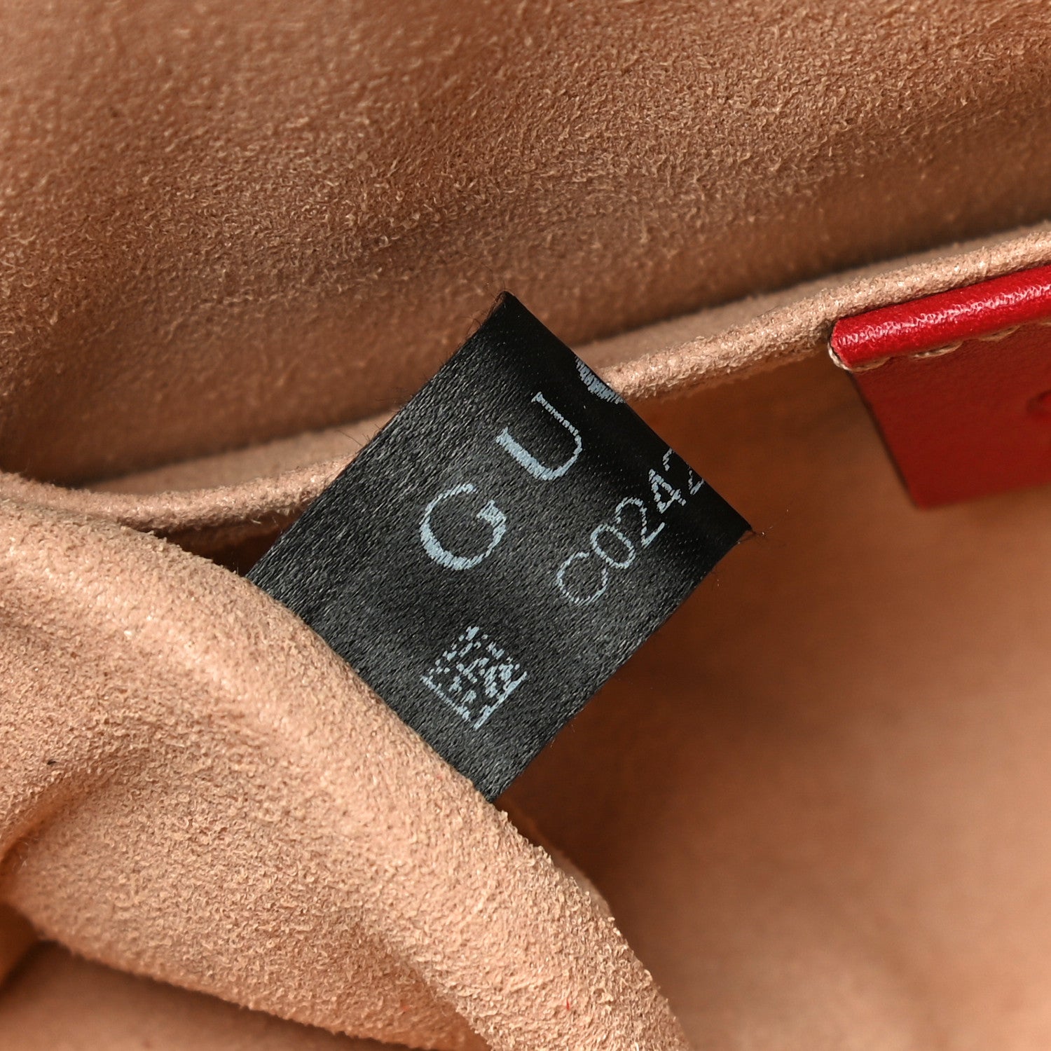 Gucci Calfskin Matelasse GG Marmont Belt Bag 85 34 Hibiscus Red 8 of 14