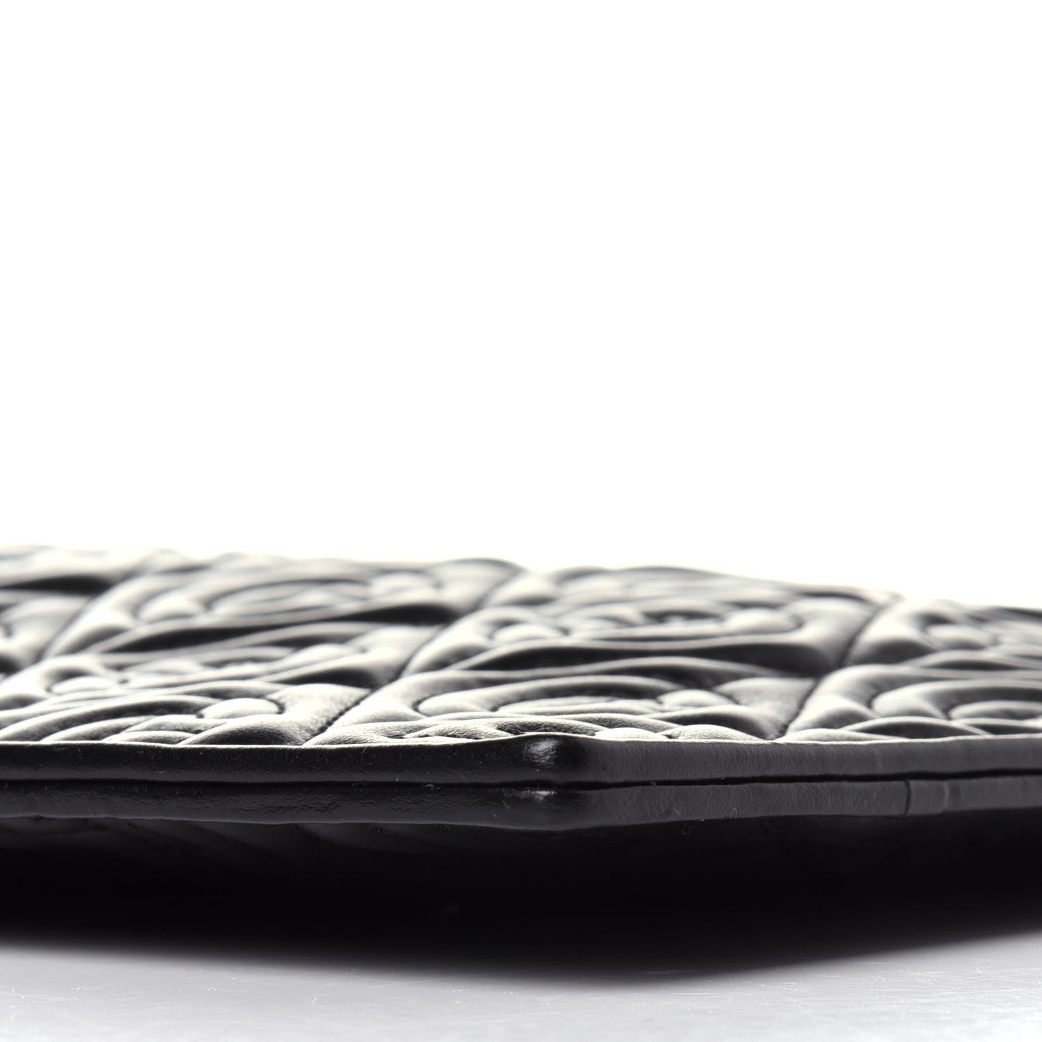 Gucci Calfskin G Rhombus Quilted Documents Holder Black 10 of 11