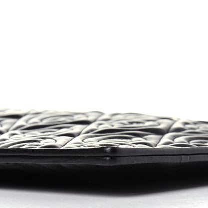 Gucci Calfskin G Rhombus Quilted Documents Holder Black 10 of 11