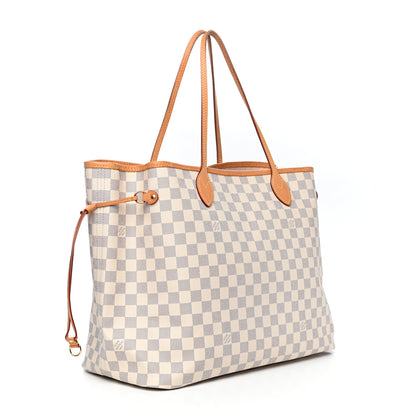 Louis Vuitton Damier Azur Neo Neverfull GM Rose Ballerine 3 of 12