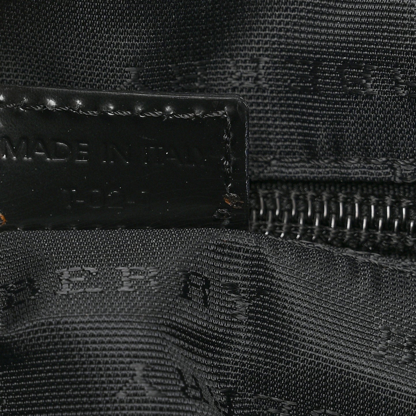 House Check Diaper Bag Black