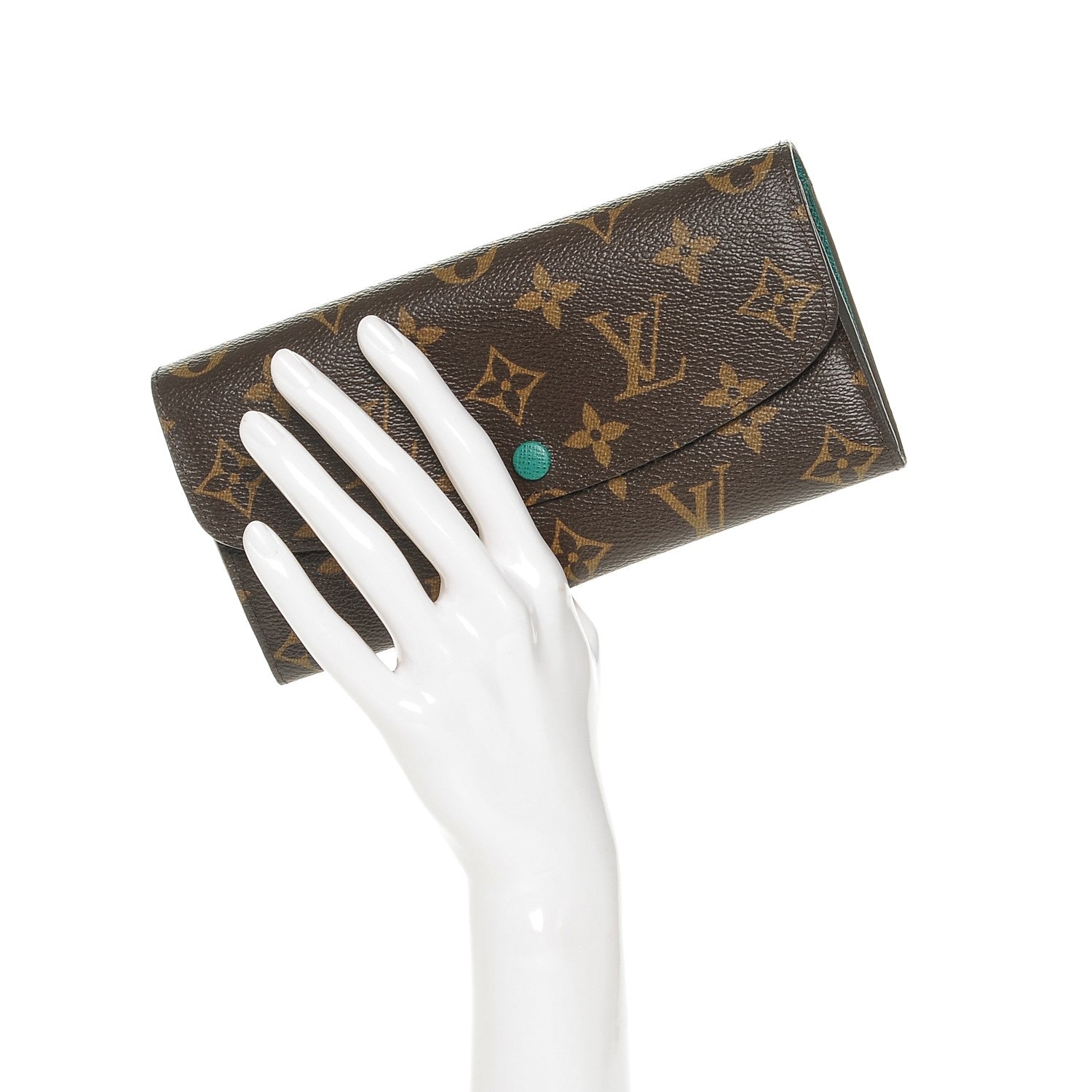 Louis Vuitton Monogram Emilie Wallet Vert 2 of 6