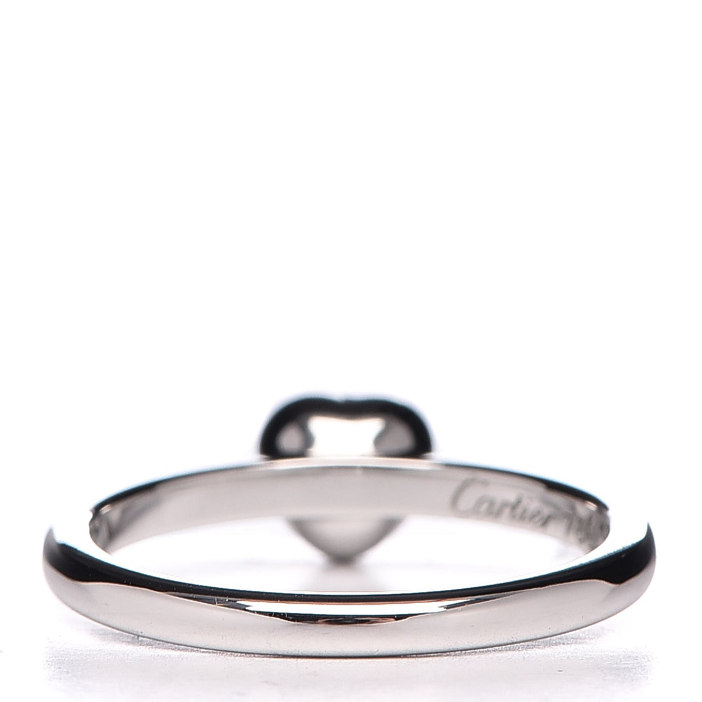 18K White Gold Diamond D'Amour Heart Ring 47 4