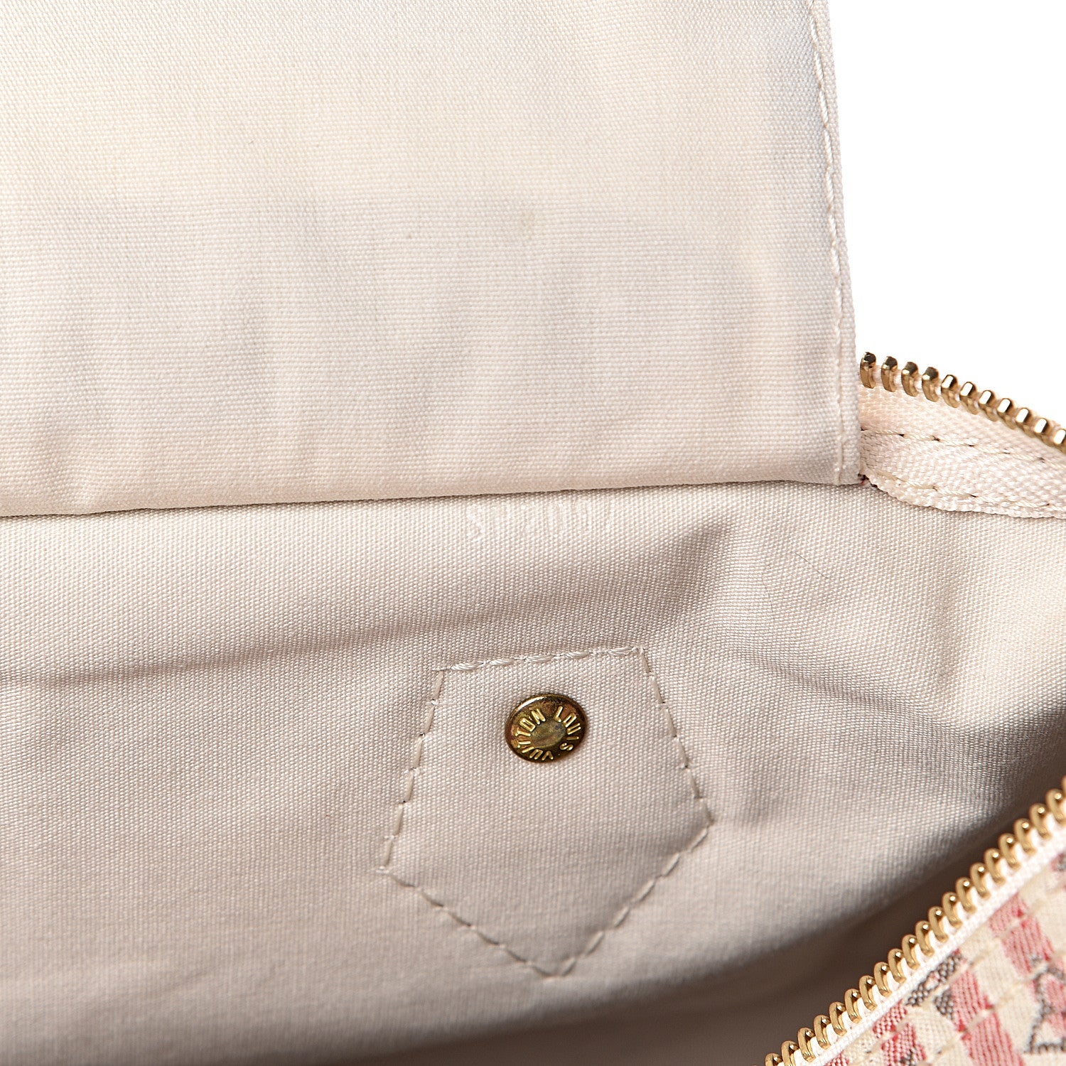 Louis Vuitton Mini Lin Croisette Speedy 30 Rouge 6 of 10