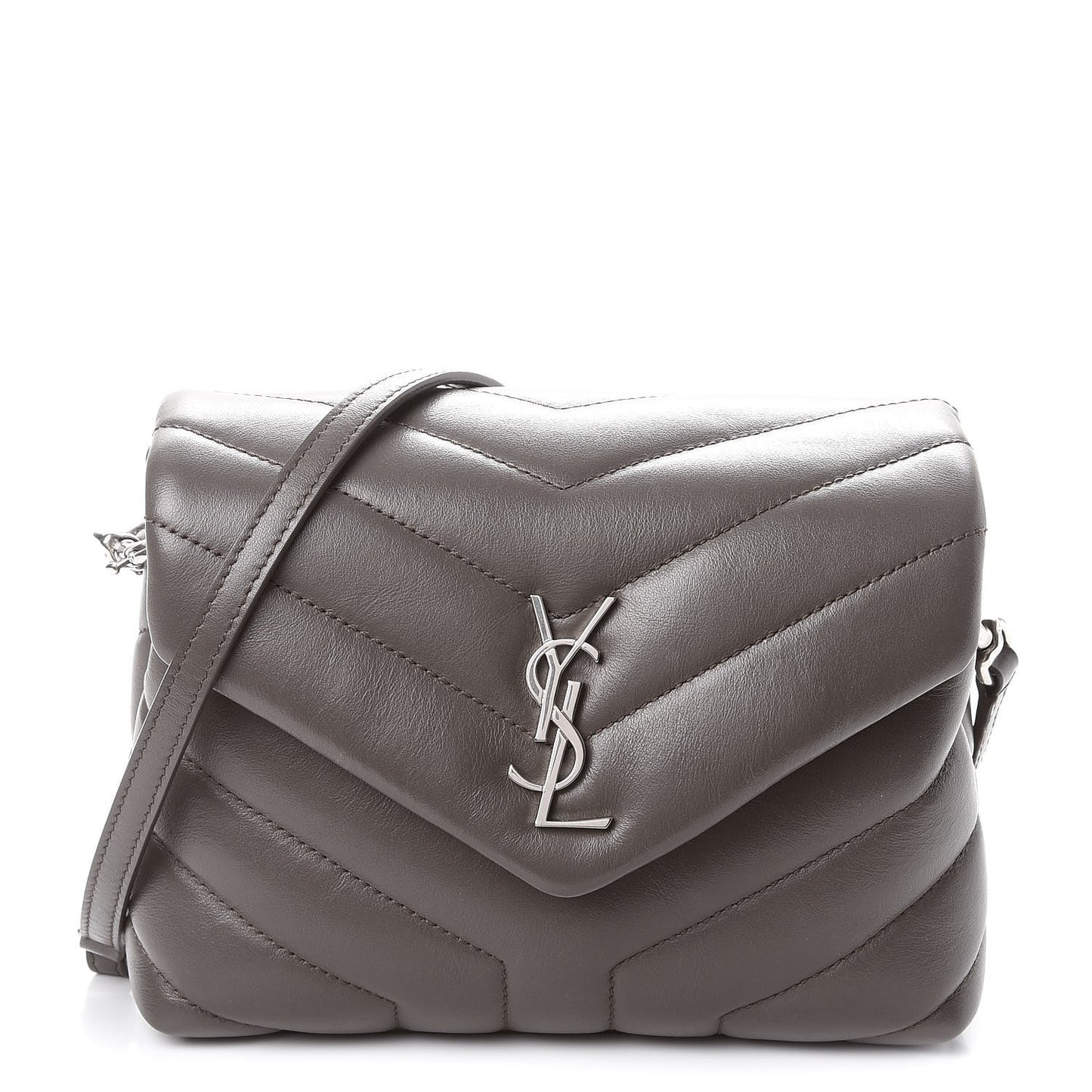 Calfskin Y Quilted Monogram Toy Loulou Crossbody Bag Earth