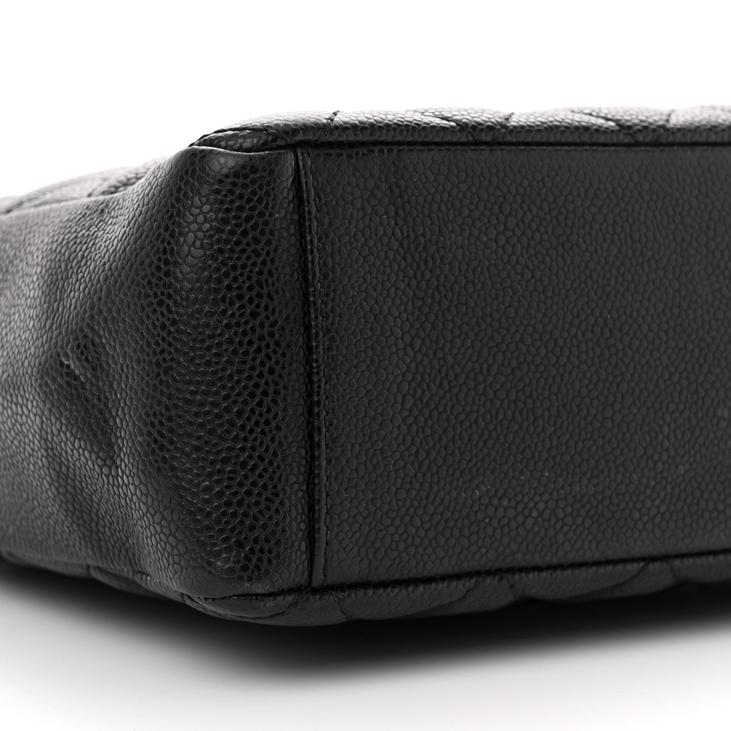 Chanel Caviar Quilted Petit Shopping Tote PST Black 9 of 14