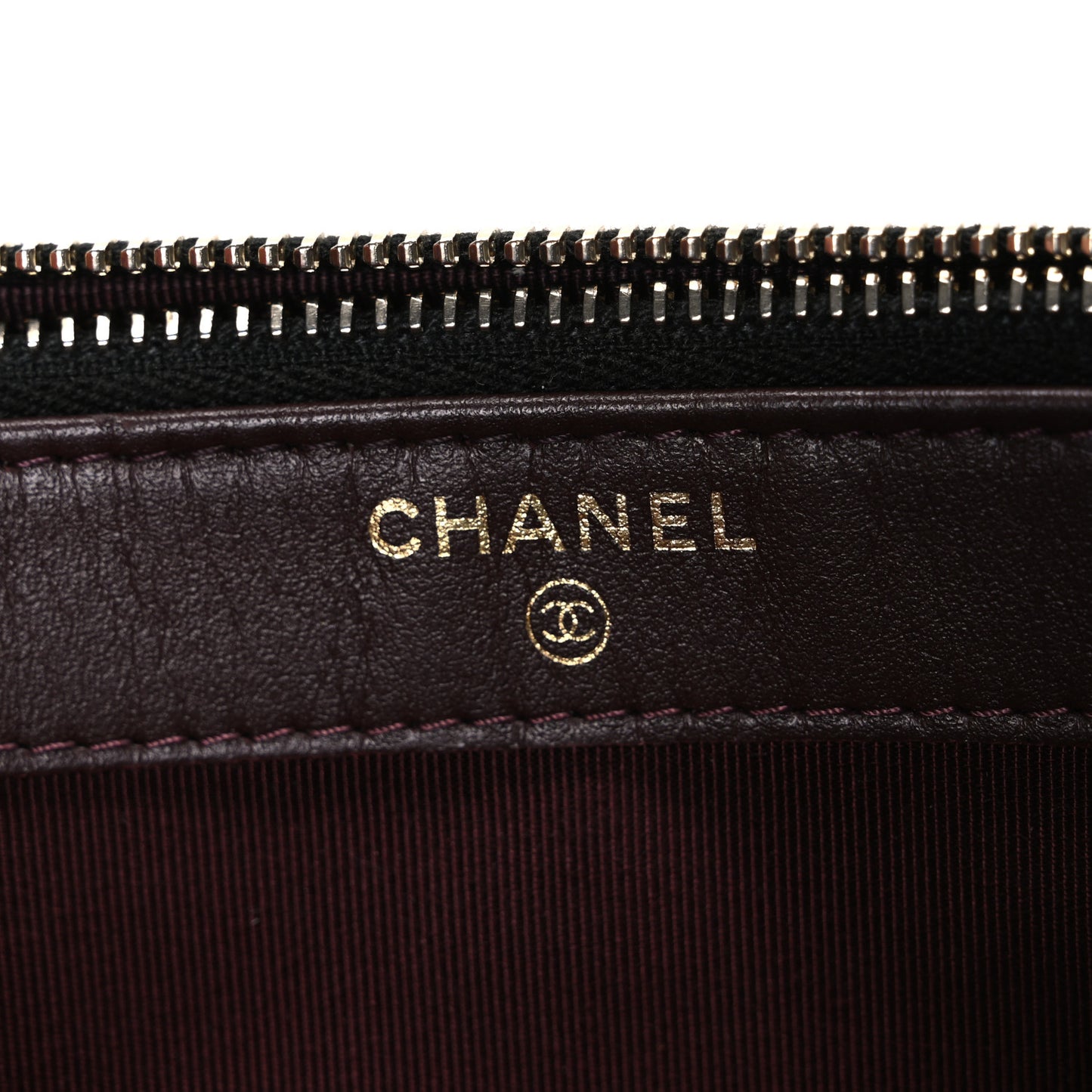 Caviar Quilted Small Clutch With Chain Black