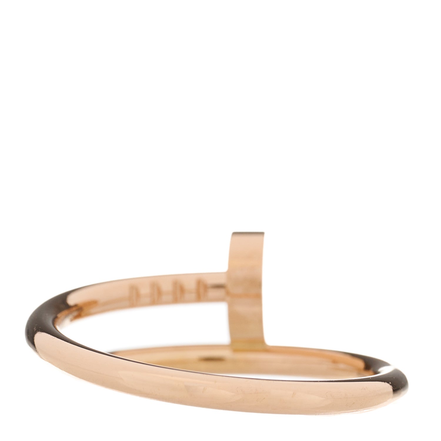 Cartier 18K Pink Gold Small Juste Un Clou Ring 49 5 3 of 5