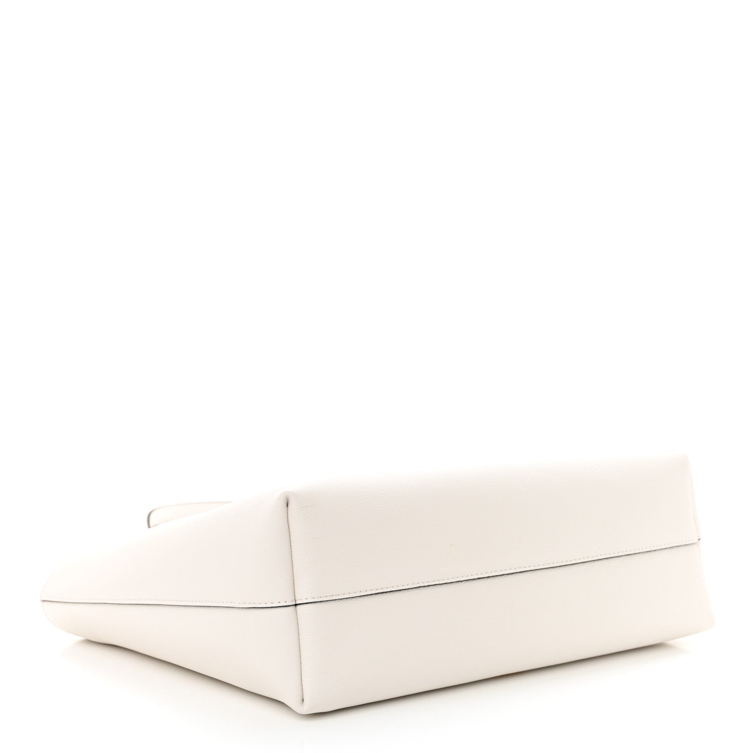 Versace Grained Calfskin La Medusa Shopping Tote White 5 of 11