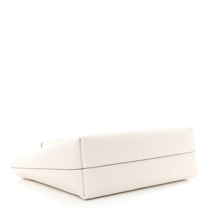 Versace Grained Calfskin La Medusa Shopping Tote White 5 of 11